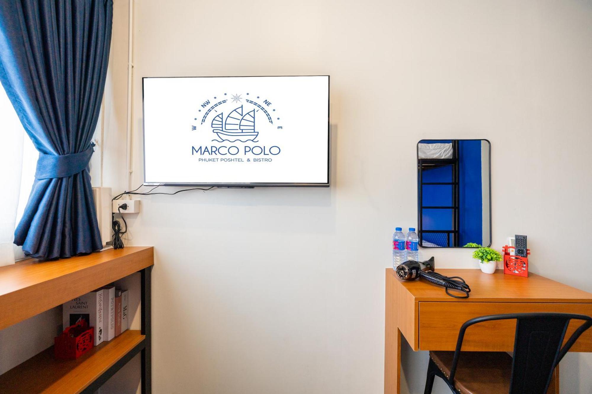 Marco Polo Phuket Poshtel & Bistro Hostel Bilik gambar